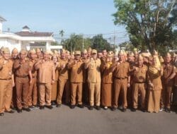 Bupati dan Wabup Serdang Bedagai Pimpin Apel Perdana setelah Dilantik Presiden Prabowo