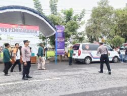 Dukung Ketahanan Pangan, Polres Ngawi Laksanakan Pengamanan Panen Raya di Pangkur