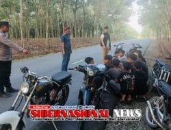 Jelang Buka Puasa, Puluhan Motor Balap Liar Digiring ke Polsek Negeri Besa
