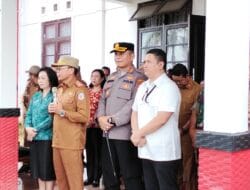 Penyambutan Bupati Murung Raya Di Rumah Jabatan, Dipimpin oleh Sekda Kab. Mura