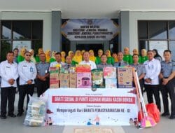 Sambut HBP Ke-61, Kanwil Ditjenpas Kep. Babel Baksos ke Panti Asuhan Muara Kasih Bunda