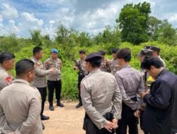 Pasca Insiden Penembakan Jajaran Polres Mesuji Sambangi Rumah Kepala Desa