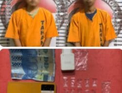Gasak Narkoba di Lapo Tuak, Polres Tulang Bawang Tangkap Dua Pengedar Sabu, dan Sita 20 Paket Siap Edar
