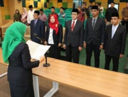 UINSU Lantik Dekan FIS, FKM, dan Kepala Lembaga Baru
