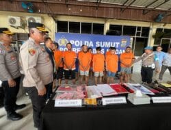 Polrestabes Medan Tangkap 80 Preman dan Juru Parkir Liar, 9 Orang Ditahan