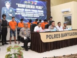 Kapolres Pimpin Konferensi Pers, ada 3 kasus besar salah satunya Pencabulan Anak Dibawah Umur
