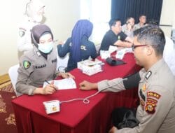 Personel Polda Sumsel laksanakan pemeriksaan kesehatan berkala