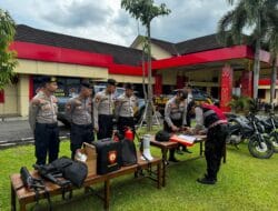 Dit Samapta Polda Sumsel Lakukan Supervisi di Mapolres Banyuasin