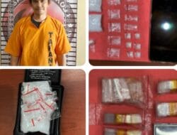 Gasak Narkoba di Dente Teladas, Polres Tulang Bawang Tangkap Seorang Bandar dan Sita 20 Gram Lebih Sabu