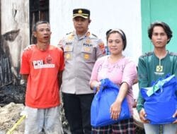 Peduli Sosial, Revi Nurvelani Sambangi Korban Kebakaran Di Gusit Selatan.