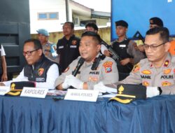 Enam Pencuri Mesin Mobil Dinkes Nisel Jadi Tersangka. Polisi Memburu 4 Orang Masuk DPO.