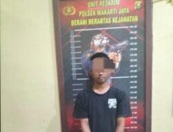 Polsek Makarti Jaya Ringkus Terduga Pelaku Penyalahgunaan Narkotika Jenis Sabu di Desa Salek Jaya