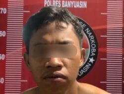 Polres Banyuasin Amankan Pengedar Sabu di Talang Kelapa
