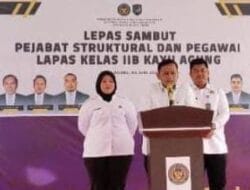 Muhammad Yusuf Pamungkas Resmi Jabat KPLP Lapas Kayuagung, Siap Perkuat Keamanan Pintu Utama