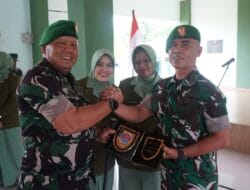 Dandim 0402/ OKI Pimpin Acara Sertijab PAMA
