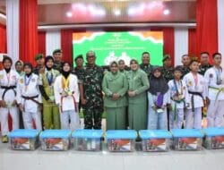 Kunjungan Kerja Danrem 044/Gapo Di Wilayah Kodim 0402/OKI