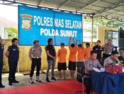 Pelaku Telah Diamankan atas Kasus Pembunuhan dan,Kasus Pencurian dan Kasus KDRT,di Polres Nias Selatan