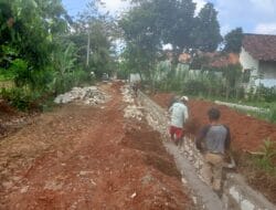 Pekon Panggungrejo Utara Kembali Merealisasikan Pembangunan Drainase Angaran DD Tahap 1 Tahun 2025
