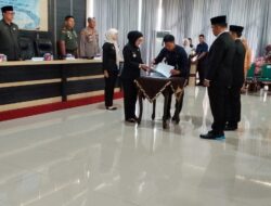 Bupati Ayu Asalasiyah Melantik Machiavelli HT sebagai Sekretaris Daerah Kabupaten Way Kanan
