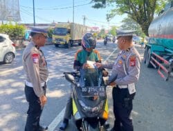 Operasi Patuh Pallawa Berakhir, Polres Maros Tilang Ratusan Pelanggar