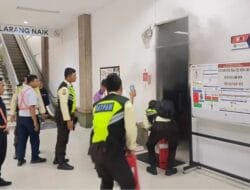 Kebakaran Kecil Terjadi di Stasiun Kereta Api Medan, Diduga Akibat Korsleting Listrik