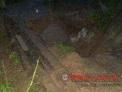 Akibat Hujan Deras; Jalan Poros Rantelemo Rusak Parah, Tidak Bisa Dilewati Roda 4