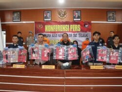 Polres Maros Gelar Konferensi Pers Pengungkapan Kasus Peredaran narkotika Di wilayah Maros