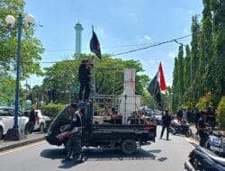Maros Darurat Tambang Ilegal, Kiwal Garuda Hitam Gelar Aksi Demonstrasi di Beberapa Titik