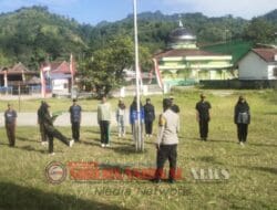 Pelatihan Paskibra Tingkat Kecamatan Aralle Sambut HUT ke-80 RI