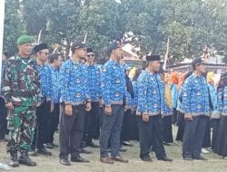Penurunan Bendera sangsaka Merah putih HUT 80 RI.dlap pemah ngunut