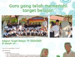Pemberian penghargaan kepada guru memenuhi target belajar di MDTA AL-FALAH Hutaibus