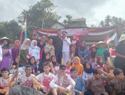 Desa Pesawaran Indah Rayakan HUT RI Ke-80, Warga Tumpah Ruah Kenakan Pakaian Tradisional