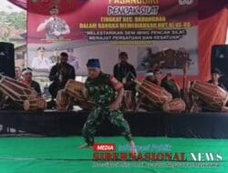 Menjelang HUT RI Ke-80, Koramil 1903 Darangdan Meriahkan dengan menggelar Pasanggiri Pencak Silat