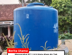 Masyarakat RT 1 LK 6 Kota Alam Air Tak Pernah Mengalir, Pemerintah Diam