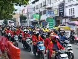 Ribuan Massa Aksi Damai Mulai Bergerak Menuju Gedung DPRD Lampung