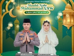 Kapolres Bitung Dan Ketua Bhayangkari Ucapkan Selamat Memperingati Maulid Nabi Muhammad SAW 1447 H