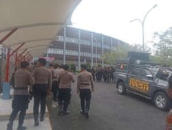 TNI-Polri Gelar Apel Besar, Pastikan Aksi Demo Damai di DPRD Sulut Berjalan Kondusif