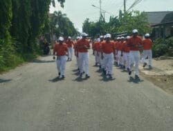 Meriahkan HUT RI ke-80, Lomba Baris Berbaris Umum se kecamatan ngunut Tampilkan Kreativitas Peserta