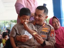 Gerakan Gemar Makan Telur, Kapolres Maros Dukung Upaya Tekan Stunting
