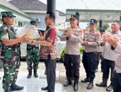Dibalut Nasi Tumpeng, Sinergi TNI-Polri dan Forkopimcam Warnai HUT TNI ke 80 di Koramil Gambut