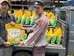 Bantu Masyarakat, Polsek Babirik Jual Beras Harga Murah