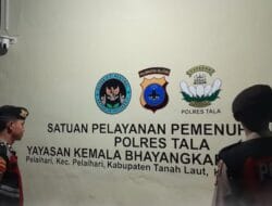 Sat Samapta Polres Tanah Laut Patroli Presisi di Kantor SPPG Yayasan Kemala Bhayangkari