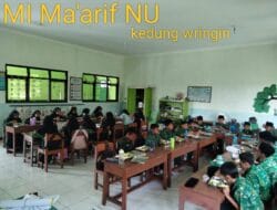 Pembagian Gizi sehat tahap ke tiga mi Ma’arif NU.kedung wringin