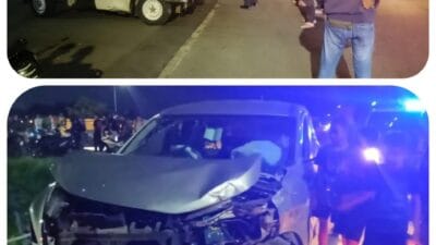 Dua Mobil dan Satu Motor Tabrakan Beruntun di Jalbar Maros, Polisi Olah TKP